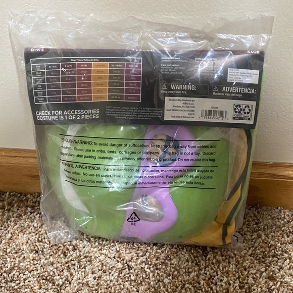 Nickelodeon Green Donatello Boys' Costume - Picture 2 of 3